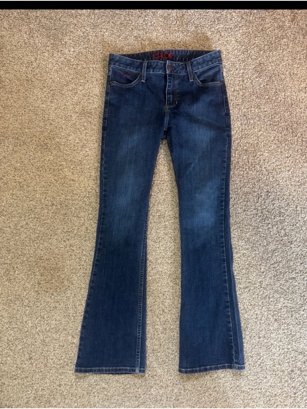 Kimes Ranch Dark Blue Flare Jeans
